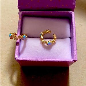 Jeweled Earcuff set